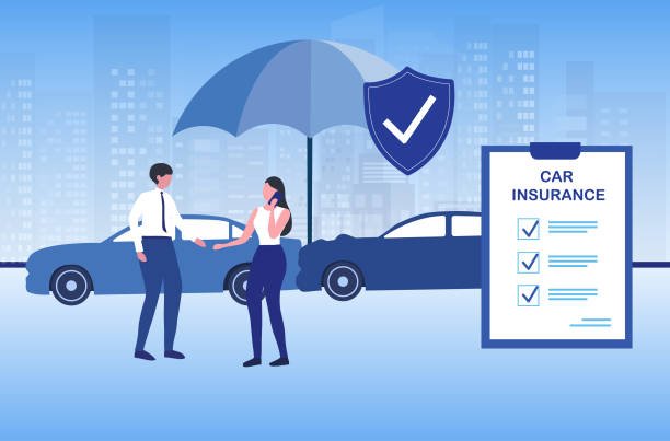 Two individuals stand under an umbrella, symbolizing car insurance and the protection offered by insurance quotes.
